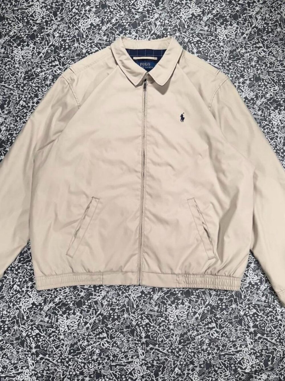 Polo Ralph Lauren Bi-Swing Harrington Jacket XXL Khaki Beige